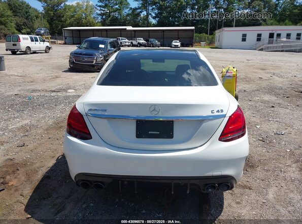 55SWF6EB9KU304940 2019 MERCEDES-BENZ AMG C 43 White 