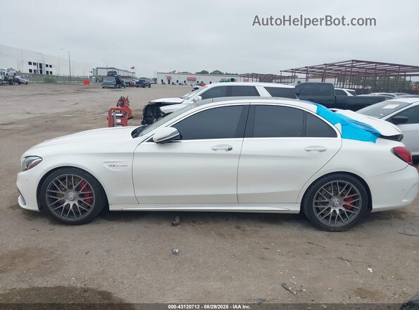 55SWF8HB3GU119135 2016 MERCEDES-BENZ AMG C 63 White Սալոնի հետևի տեսք