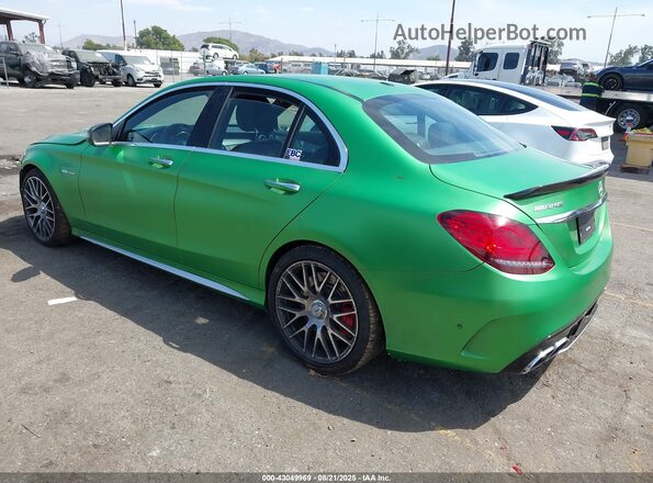 55SWF8HB7LU330848 2020 MERCEDES-BENZ C Green Trasero izquierdo