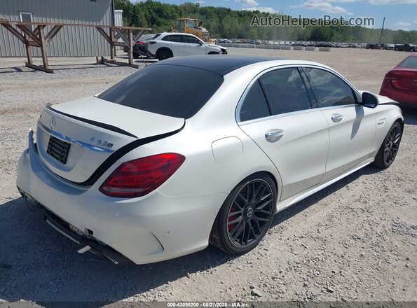 55SWF8HB9GU126915 2016 MERCEDES-BENZ AMG C 63 Белый Задняя правая четверть