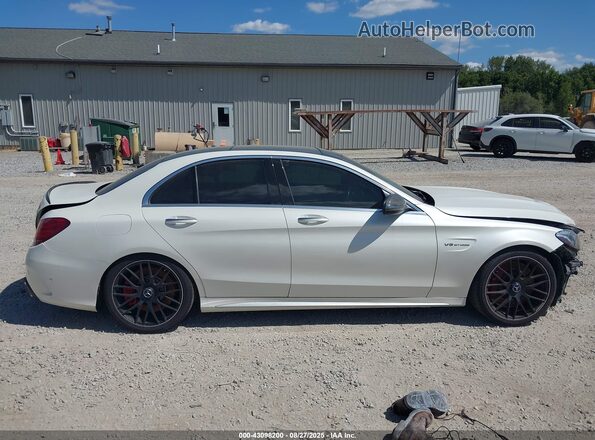 55SWF8HB9GU126915 2016 MERCEDES-BENZ AMG C 63 Белый Панорамный вид салона 360°