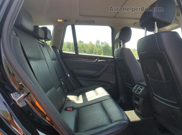 5UXWX9C59G0D82557 2016 BMW X3 Black Вид підкапотного простору