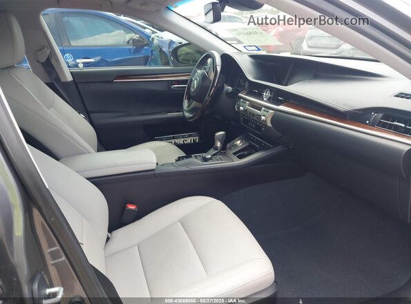 58ABK1GG3HU077059 2017 LEXUS ES Gray წინა სალონის ხედი