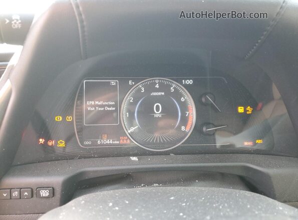 58AD11D14MU001081 2021 LEXUS ES White Widok zestawu wskaźników