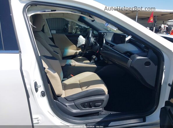 58ADZ1B11LU059966 2020 LEXUS ES 350 White წინა სალონის ხედი