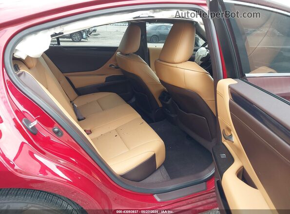 58ADZ1B13MU088029 2021 LEXUS ES 350 Red VIN sticker view