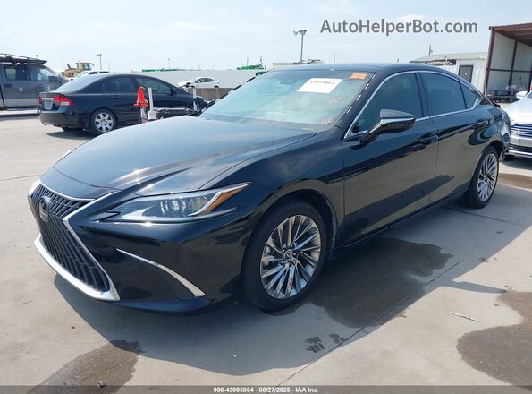 58AEZ1B13RU181886 2024 LEXUS ES 350 Black წინა მარცხენა ხედი სამი მეოთხედიდან