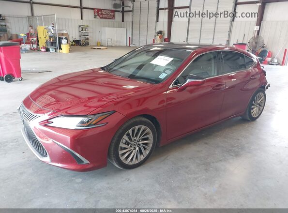 58AFZ1B12MU096762 2021 LEXUS ES 350 Red Передня ліва чверть