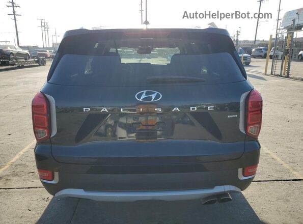 KM8R2DHE2LU028285 2020 HYUNDAI PALISADE Черный Вид салона спереди