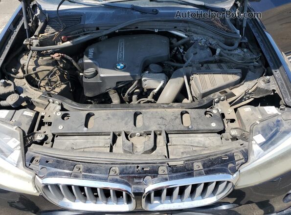 5UXWZ7C50H0V86015 2017 BMW X3 Black Vista de la etiqueta del VIN