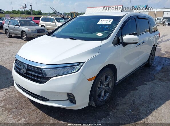 5FNRL6H50MB014084 2021 HONDA ODYSSEY White Front left