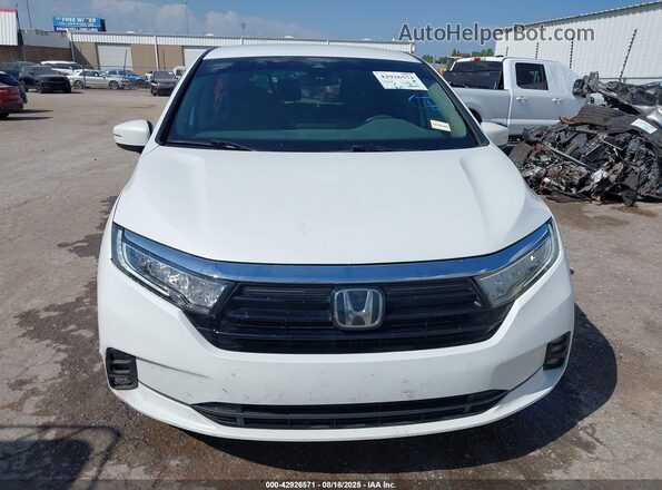 5FNRL6H50MB014084 2021 HONDA ODYSSEY White Rear interior view