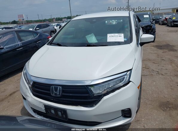5FNRL6H51MB022260 2021 HONDA ODYSSEY White Widok zestawu wskaźników
