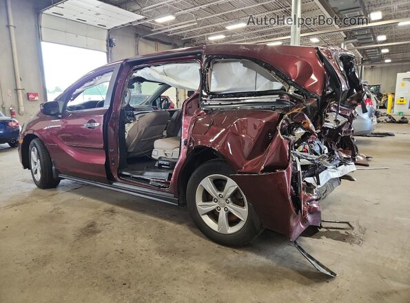 5FNRL6H52JB105563 2018 HONDA ODYSSEY Maroon 