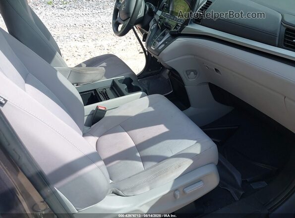 5FNRL6H56LB053552 2020 HONDA ODYSSEY Black Front interior view