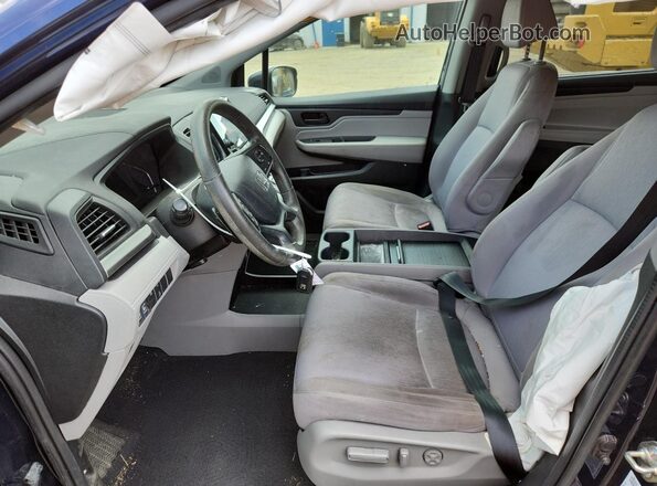 5FNRL6H59LB034672 2020 HONDA ODYSSEY Blue Front interior view
