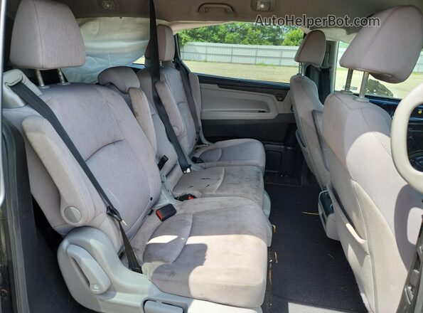 5FNRL6H59LB034672 2020 HONDA ODYSSEY Blue Rear interior view