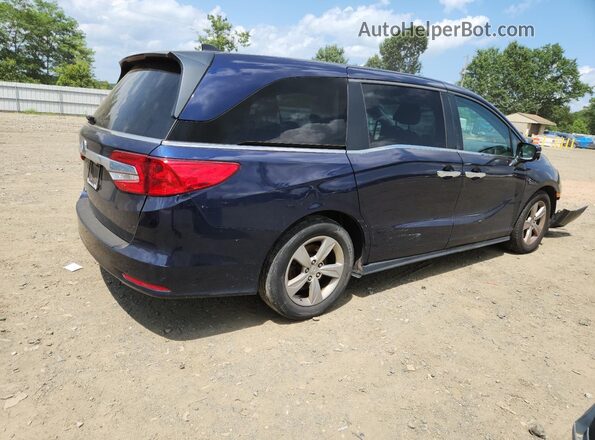 5FNRL6H59LB034672 2020 HONDA ODYSSEY Blue Rear right