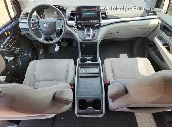 5FNRL6H59LB034672 2020 HONDA ODYSSEY Blue Dashboard view