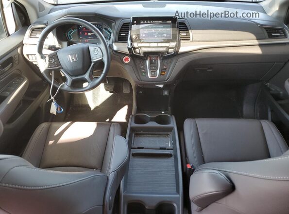5FNRL6H76NB008311 2022 HONDA ODYSSEY Tan Вид панелі приладів
