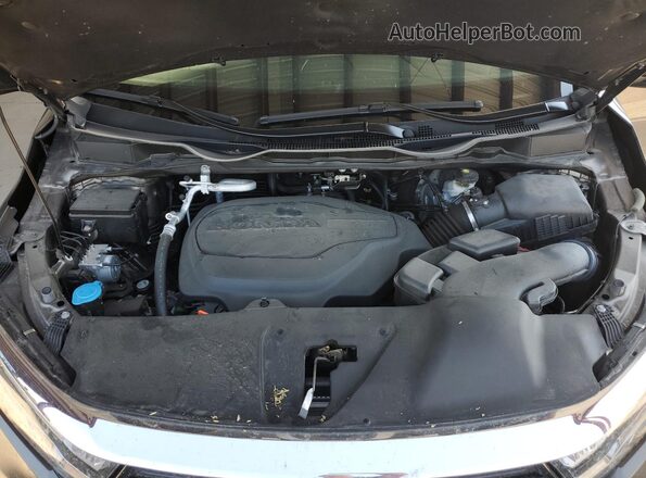 5FNRL6H76NB008311 2022 HONDA ODYSSEY Tan Вид підкапотного простору