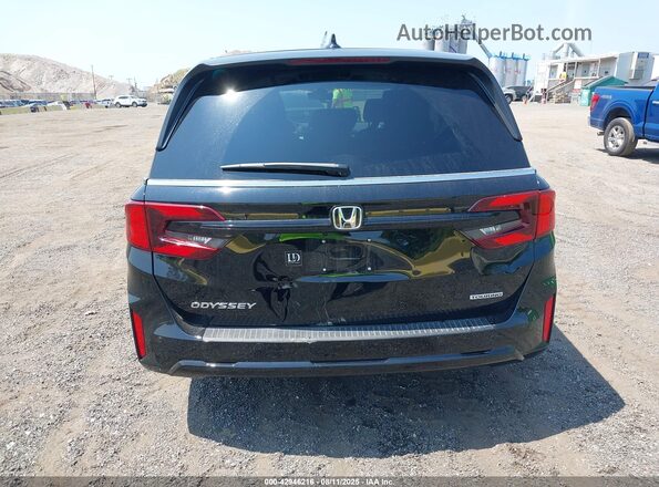 5FNRL6H81SB044993 2025 HONDA ODYSSEY Black Widok z przodu