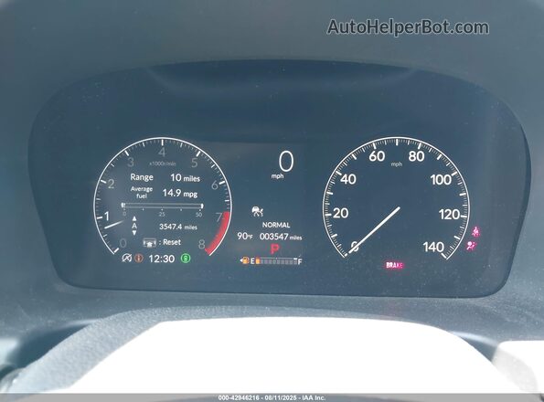 5FNRL6H81SB044993 2025 HONDA ODYSSEY Black Widok tylnych siedzeń