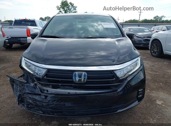 5FNRL6H89MB035803 2021 HONDA ODYSSEY Черный Вид щитка приборов