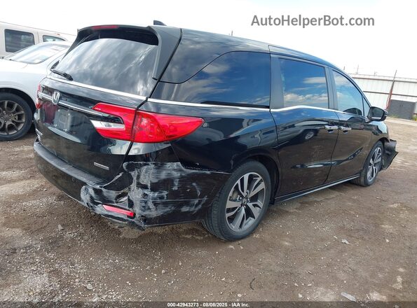 5FNRL6H89MB035803 2021 HONDA ODYSSEY Черный Задняя правая четверть