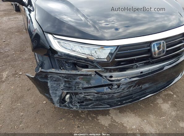 5FNRL6H89MB035803 2021 HONDA ODYSSEY Черный Вид спереди