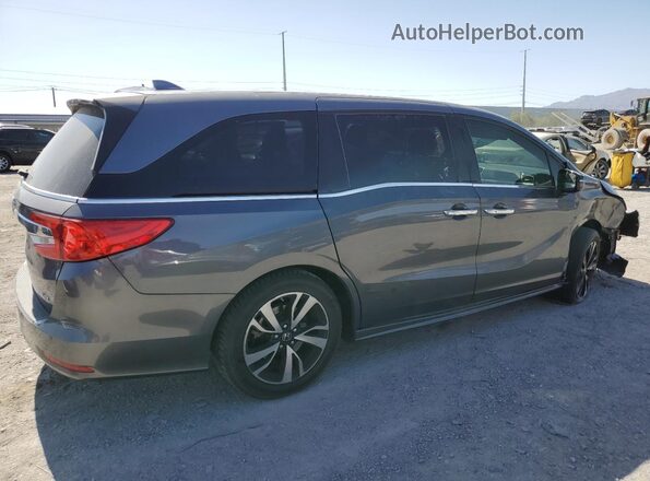 5FNRL6H97JB020592 2018 HONDA ODYSSEY Gray 