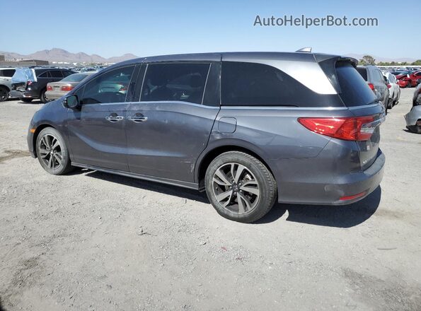 5FNRL6H97JB020592 2018 HONDA ODYSSEY Gray 