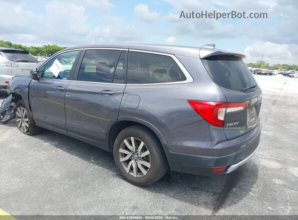5FNYF5H56MB025166 2021 HONDA PILOT Gray უკანა მარცხენა