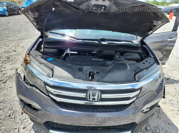 5FNYF5H99JB012779 2018 HONDA PILOT Gray 