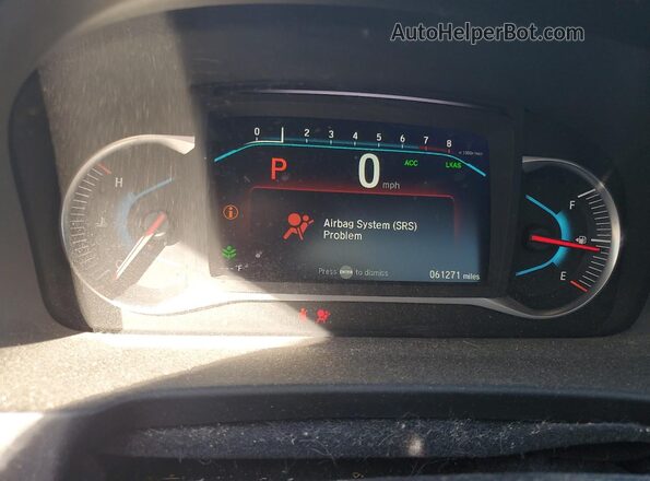 5FNYF6H20MB085259 2021 HONDA PILOT White Սարքավորումների վահանակի տեսք