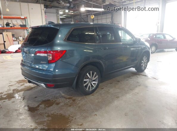 5FNYF6H57MB097886 2021 HONDA PILOT Blue Հետևի աջ