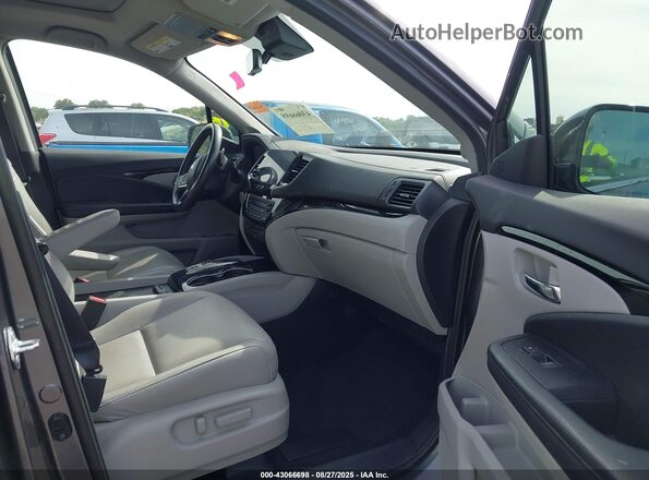 5FNYF6H62MB041945 2021 HONDA PILOT Gray წინა სალონის ხედი