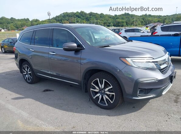 5FNYF6H62MB041945 2021 HONDA PILOT Gray უკანა სალონის ხედი