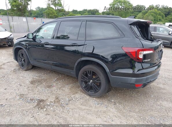 5FNYF6H71MB025745 2021 HONDA PILOT Black Trasero izquierdo