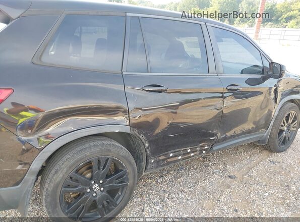 5FNYF7H23KB007125 2019 HONDA PASSPORT Black Vista del cuadro de instrumentos