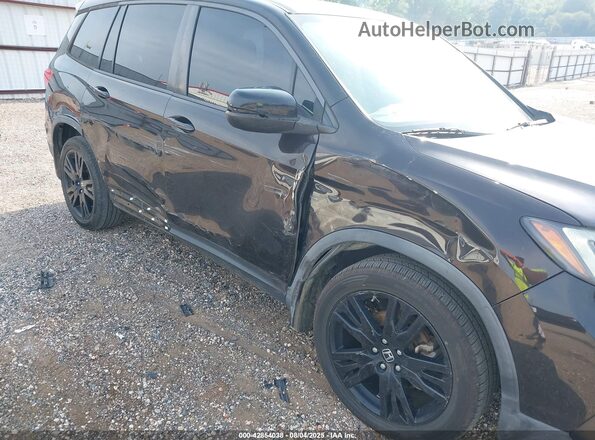 5FNYF7H23KB007125 2019 HONDA PASSPORT Black Vista frontal