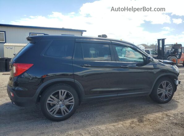 5FNYF7H55MB005616 2021 HONDA PASSPORT Black Հետևի աջ