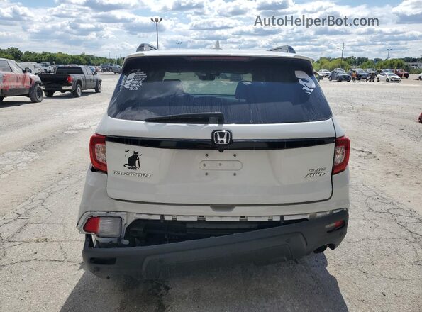 5FNYF8H08LB016859 2020 HONDA PASSPORT White უკანა ხედი