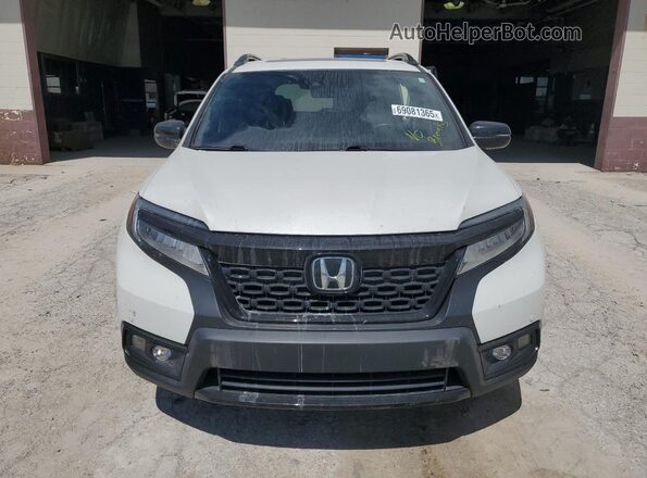 5FNYF8H08LB016859 2020 HONDA PASSPORT White წინა ხედი