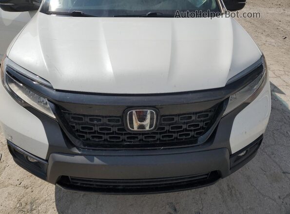 5FNYF8H08LB016859 2020 HONDA PASSPORT White ძრავის განყოფილების ხედი
