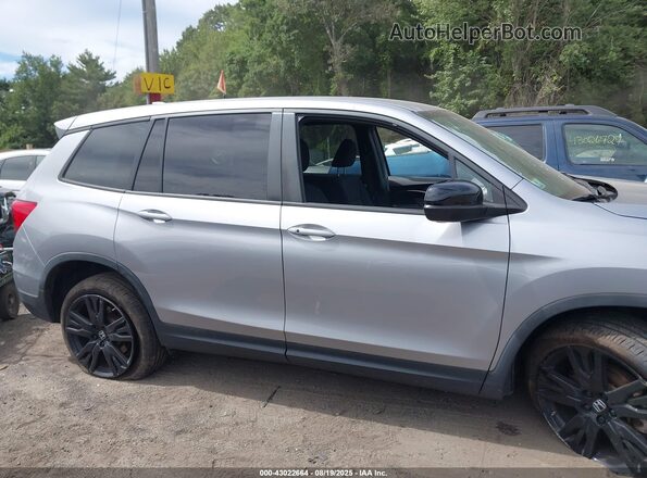 5FNYF8H23MB008395 2021 HONDA PASSPORT Серебряный Вид задней части салона