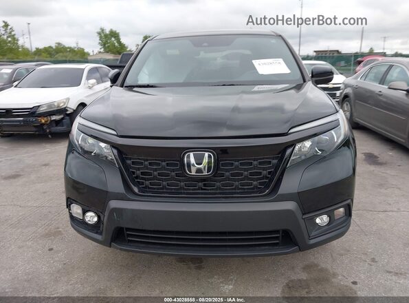 5FNYF8H29LB012580 2020 HONDA PASSPORT Black ხელსაწყოთა პანელის ხედი