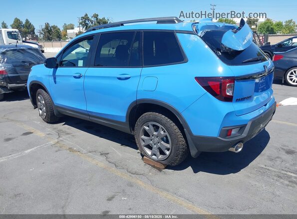 5FNYF8H64SB018935 2025 HONDA PASSPORT Light Blue Trasero izquierdo