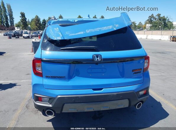5FNYF8H64SB018935 2025 HONDA PASSPORT Light Blue Vista frontal