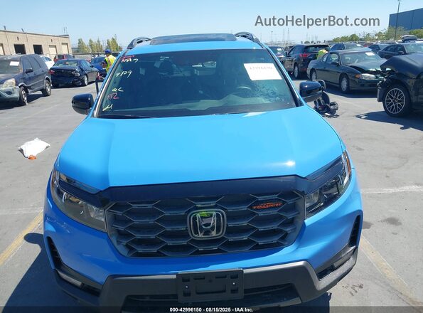 5FNYF8H64SB018935 2025 HONDA PASSPORT Light Blue Vista del cuadro de instrumentos